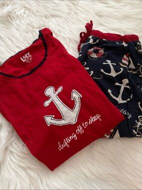 Lazy One Women’s Anchor Pajama Set